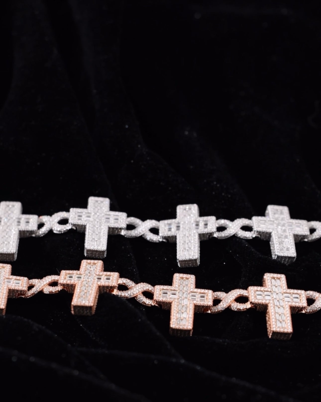 INFINITY CROSS BRACELET (Passes the Diamond Tester)