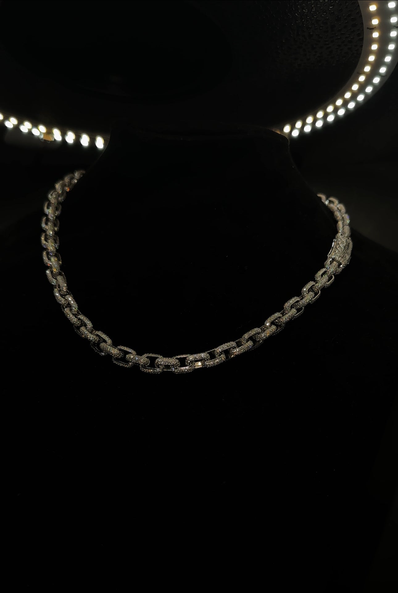 8MM Rolo Necklace (Passes The Diamond Tester)