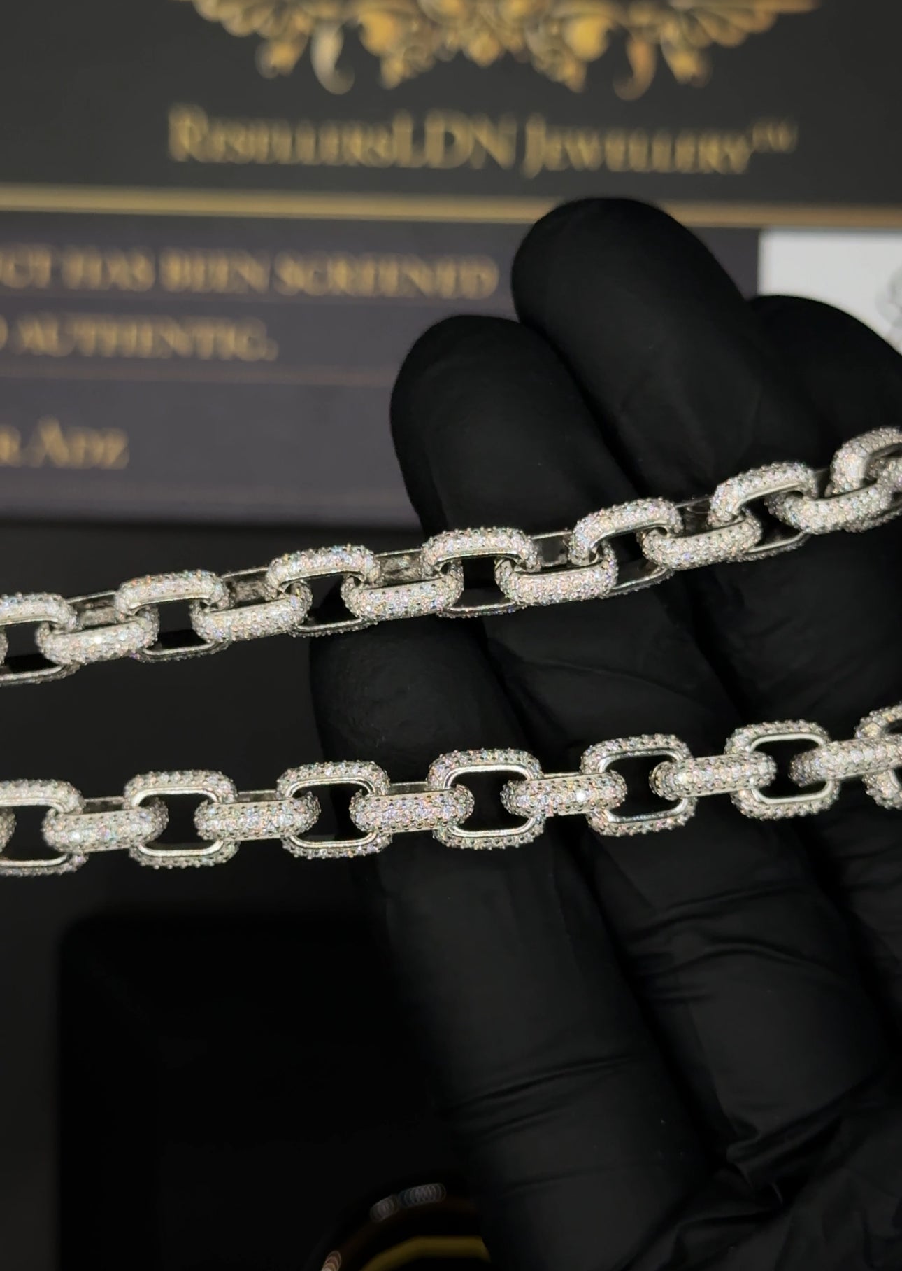 8MM Rolo Necklace (Passes The Diamond Tester)