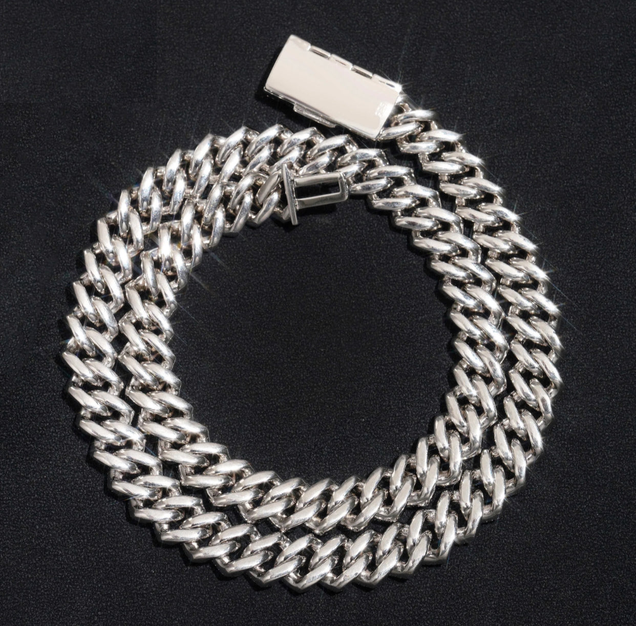 BAGUETTE CUBAN NECKLACE (Passes The Diamond Tester)