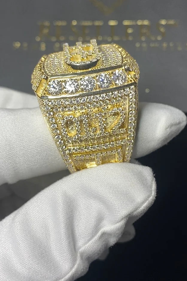 6 Way Customisable Championship Ring (Passes the Diamond Tester)