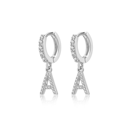 CUSTOM NAME DROP MOISSANITE EARRINGS (Passes The Diamond Tester)