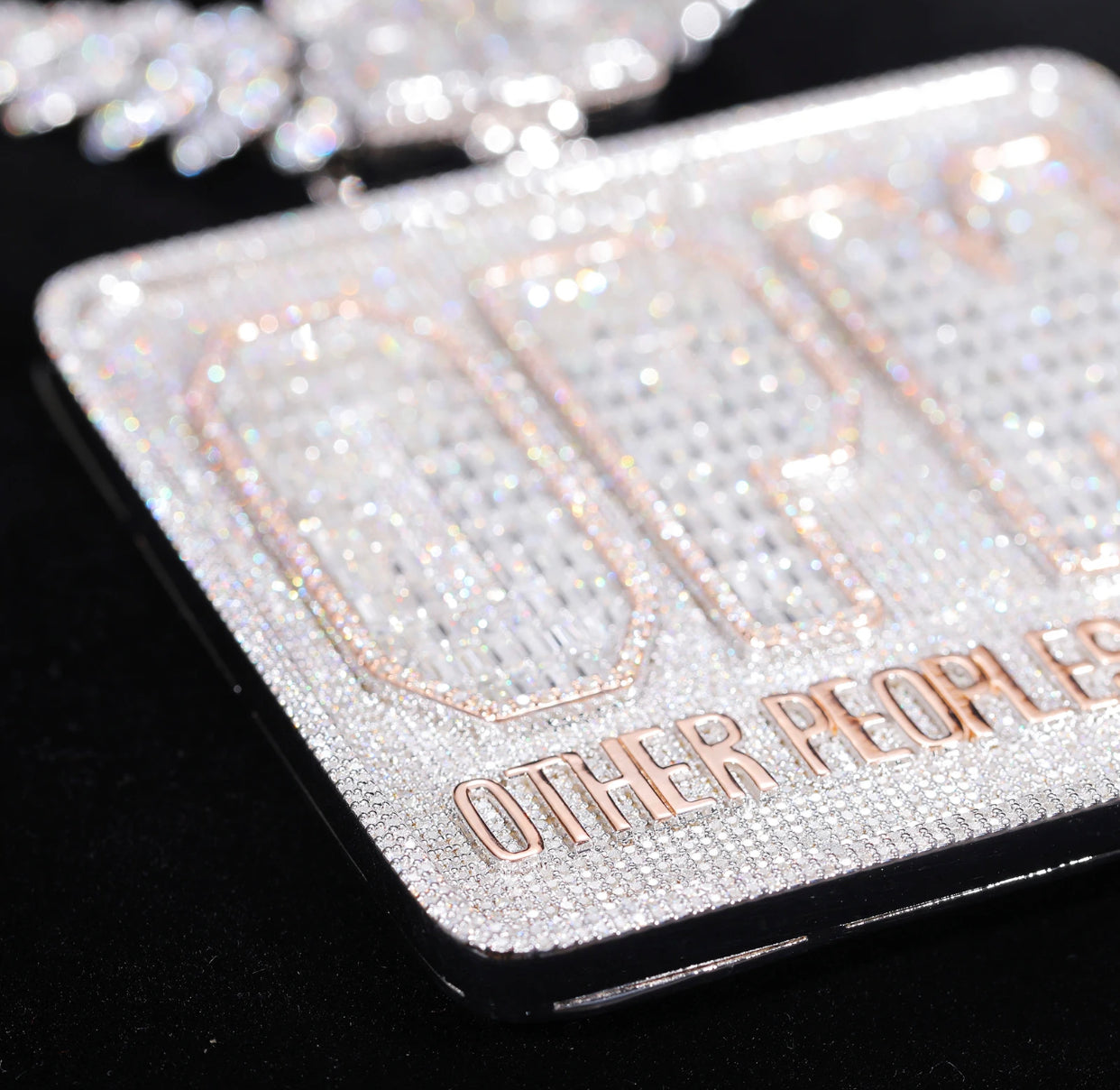 Customisable Square Pendant (Passes the Diamond Tester)
