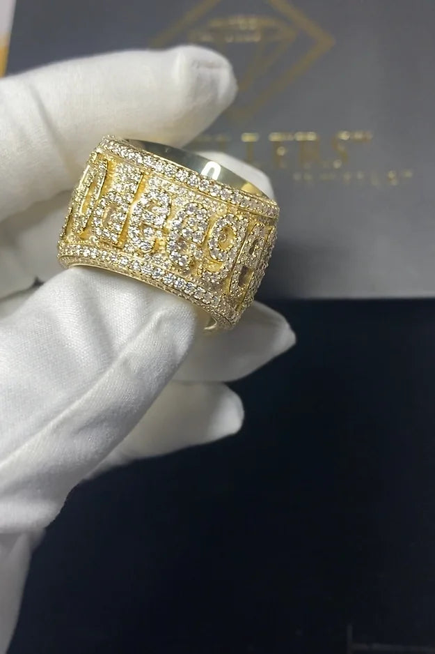 6 Way Customisable Championship Ring (Passes the Diamond Tester)